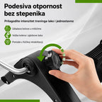 Podešavanje otpora mini pedalnog trenažera