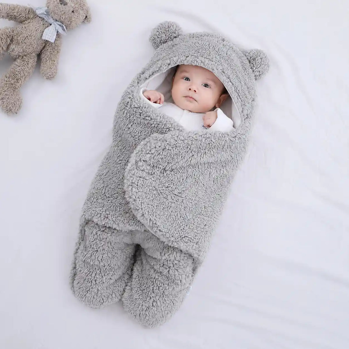 2u1 mekano ćebence i vreća za spavanje za bebe – slika 5