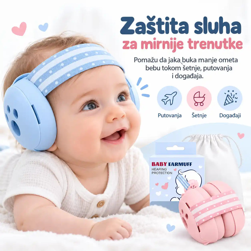 Antifoni za bebe - zaštita sluha od buke