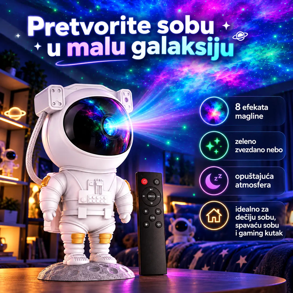 Astronaut projektor zvezdanog neba