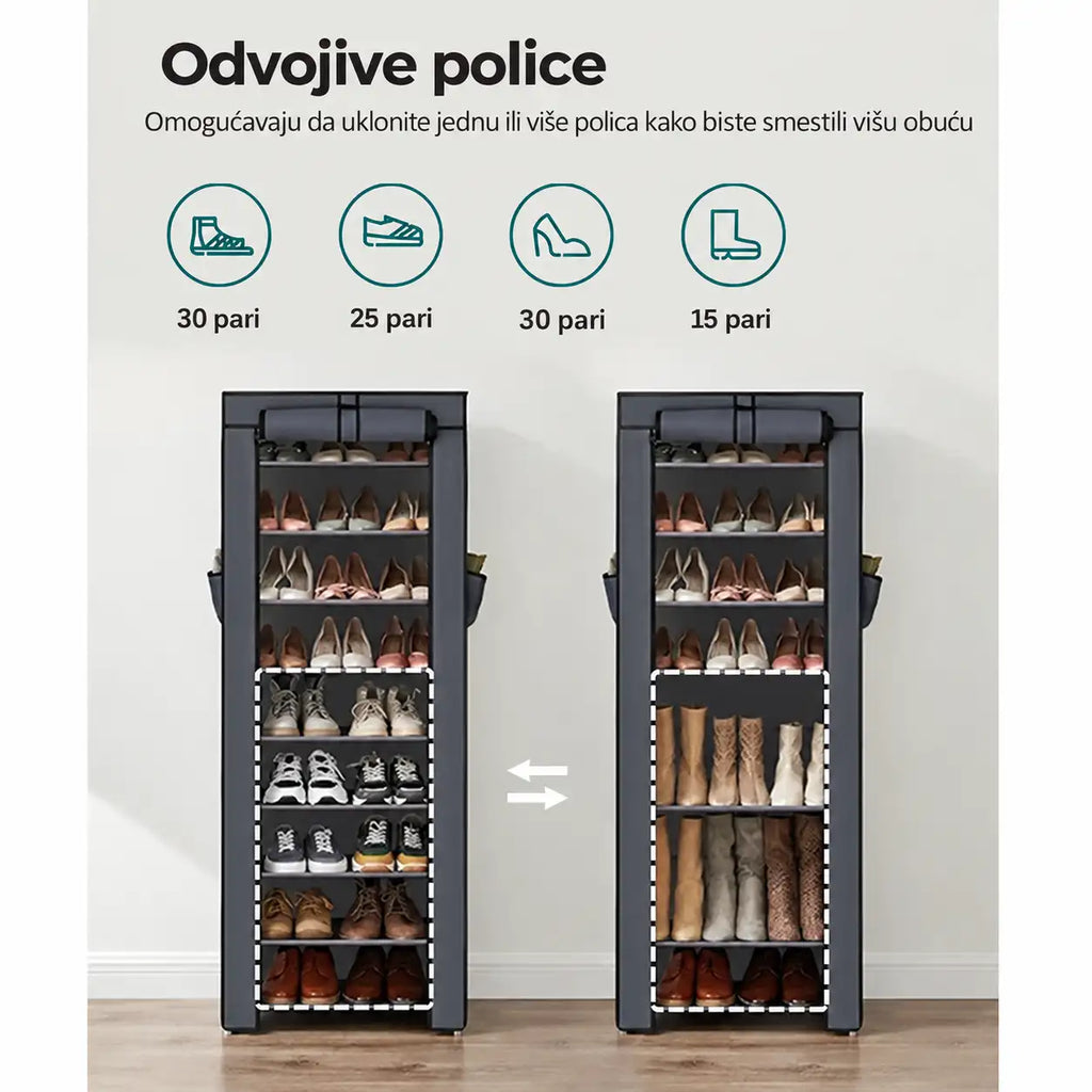 Police cipelarnika sa cipelama