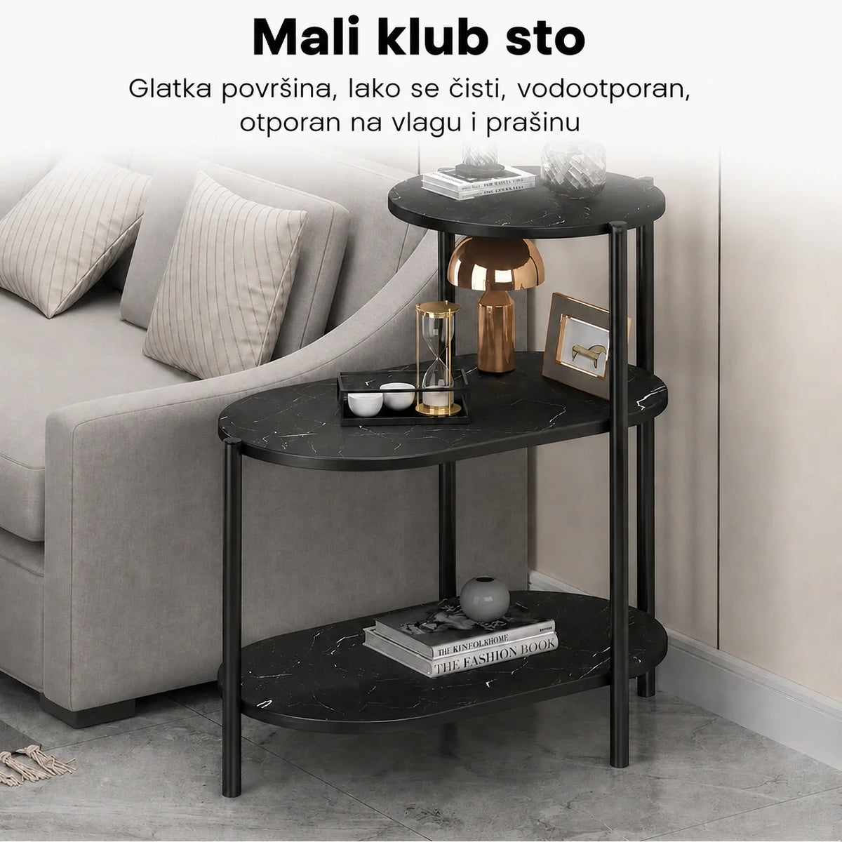 Ugaoni klub sto sa tri police