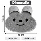 Podloga za pranje stopala u obliku zeke, ceo proizvod