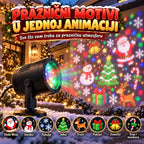 Novogodišnji projektor sa pokretnim animacijama