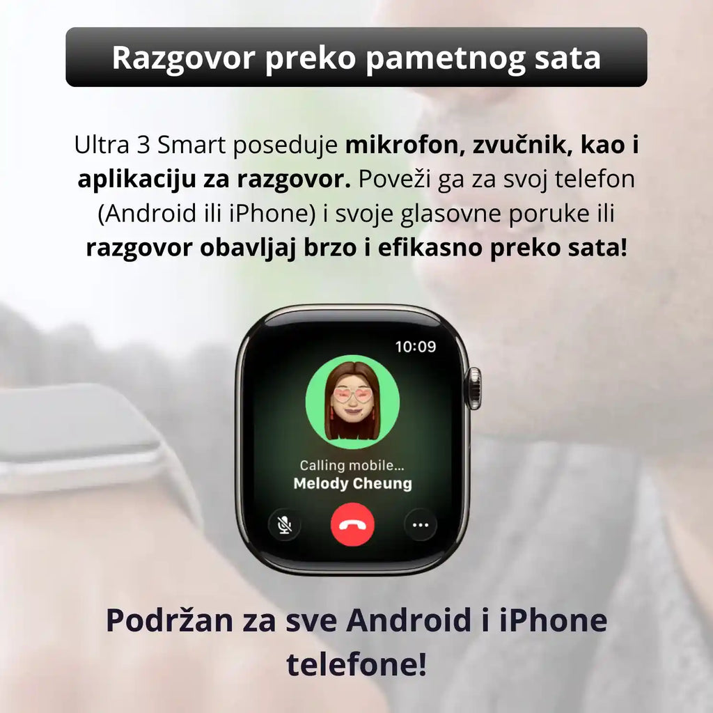 Ultra 3 pametni sat sa sedam narukvica