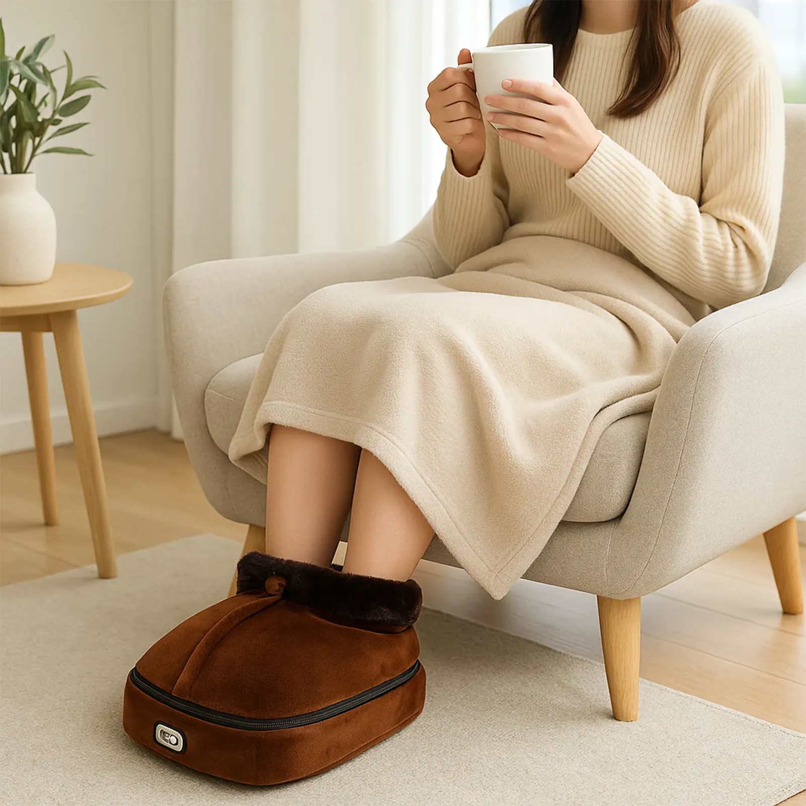 2 u 1 električni grejač za stopala